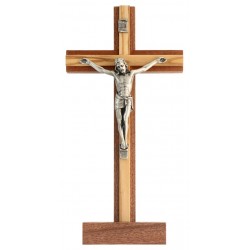 Kruis op voet  22 X 8 cm Hout