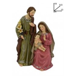 Nativité 19cm colorée