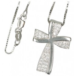 Croix en argent  25 mm+...