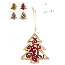 Kerstdecoratie in hout...