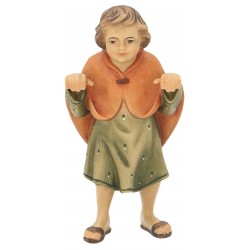 Garçon regardant : crèche...