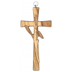 Kruis Koren15 cm - Olijvenhout