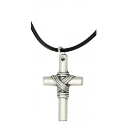 Black lace  45 cm  Silver...