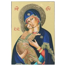 Ikoon 9.5 X 6.3 cm OLV met...