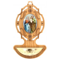 Bénitier Bois d'olivier 9 x...