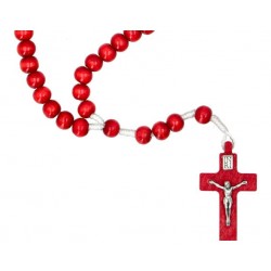 Rosary rope  Wood Red