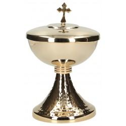 Ciboire doré H 19.5 cm