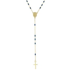 Chapelet or 9 carats 50 cm...