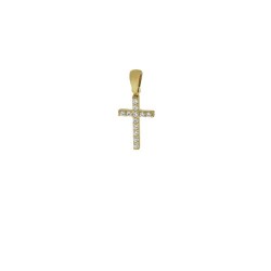9-karat gold cross with...