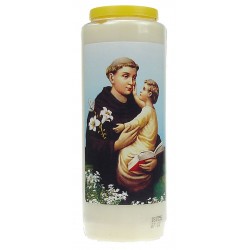 9 days candle / white /...