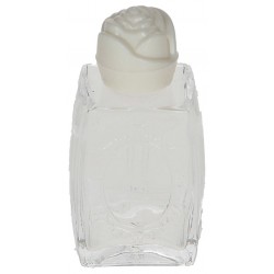 Fles Glas - Wit dopje...