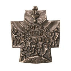 Cross Bronze Wall 10 Cm De...