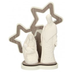 Nativité en résine blanche...