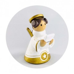 Ange 7 cm à poser - Blanc -...