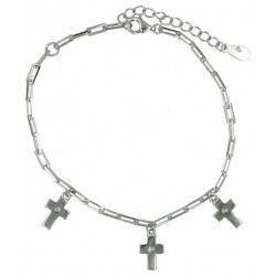 Armband met kruizen in...