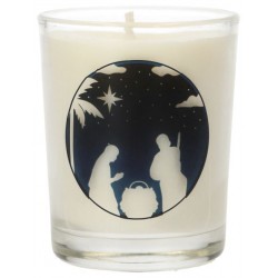 Glass candle 65 x 50 mm...