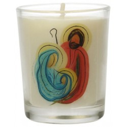 Kaarsje in glas 65 x 50 mm...