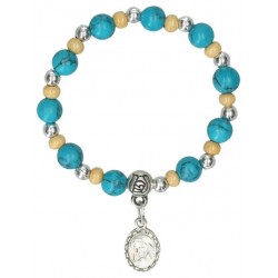 Bracelet sur élastique Bois...