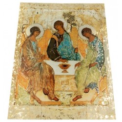 Poster 30 X 40 cm Trinité "Or"