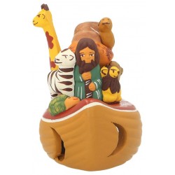 Arche de Noé en terre cuite...