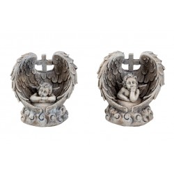 Ange dans ailes avec croix...