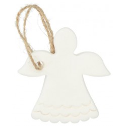 Engel om te hangen in witte...