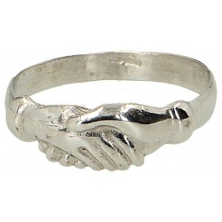 Ring H. Rita zilver met...