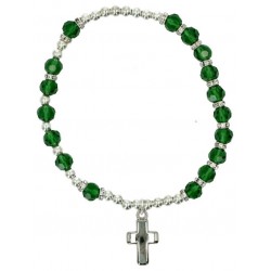 Armband op elastiek Peridot...