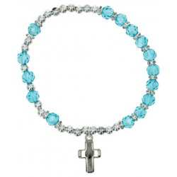 Armband op elastiek Topaas...