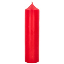 Altar candle 200 X 50 mm RED