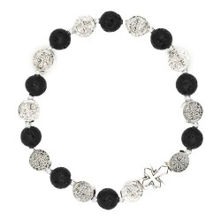 Armband op elastiek met...