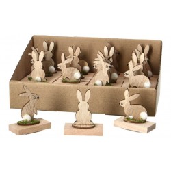 Easter gift: wooden rabbit