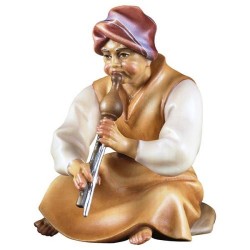 Berger assis avec flute :...