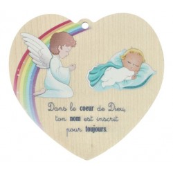 Printed wooden heart 12 x...
