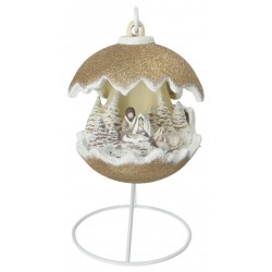 Crèche de Noël dans une...